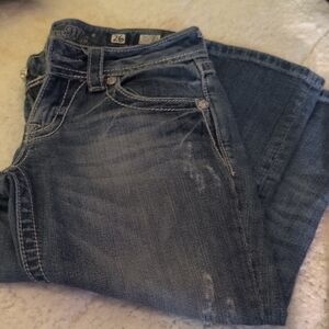 Miss Me Dark Blue Denim Jeans